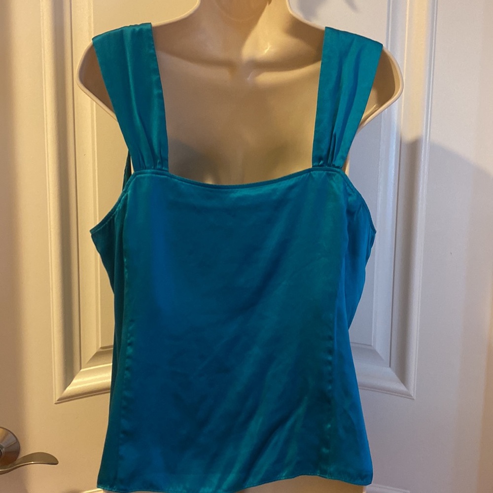 Jones New York - Beautiful Teal Camisole - Picture 4 of 5